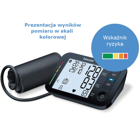 Ciśnieniomierz BEURER BM 54 z Bluetooth z wyświetlaczem XL citomedical.pl 6