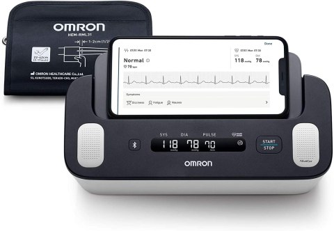 Omron Complete inteligentny pomiar ciśnienia krwi i EKG oraz AFib