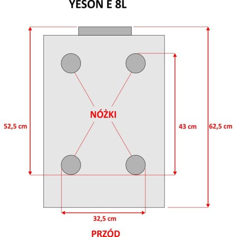 Autoklaw do sterylizacji klasy B Seria E 8L Black Line