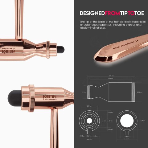 Młotek neurologiczny Tromner MDF Rose Gold