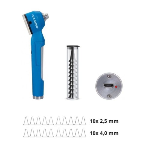 Otoskop LuxaScope auris LED-RING zasilanie akumulatorowe USB