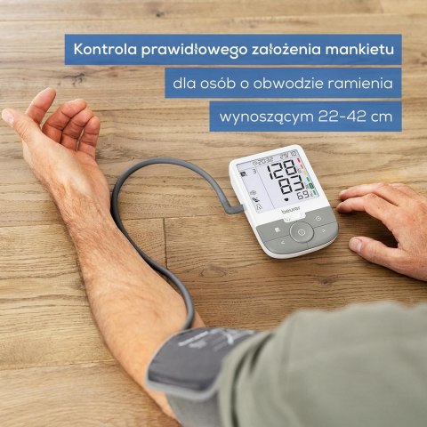 Klinicznie Zatwierdzony Ciśnieniomierz Naramienny Beurer BM 53 z Wyświetlaczem XL