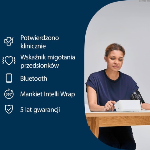 Ciśnieniomierz OMRON X7 Smart AFib | Profesjonalne monitorowanie ciśnienia z wykrywaniem migotania przedsionków