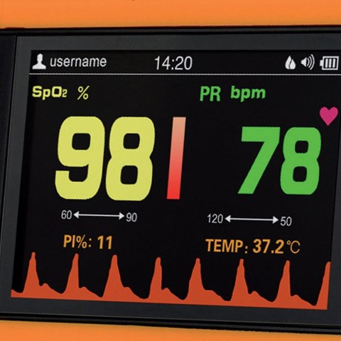 Pulsoksymetr Oxy 110 dla dzieci i dorosłych + przystawka neonatalno-pediatryczna