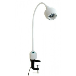 Lampa Badawczo-Zabiegowa FLH-2 LED, z mocowaniem do stolika (z dłuższą gęsią szyją, bezcieniowa)