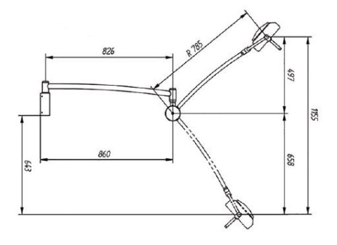 LAMPA BEZCIENIOWA​ ​ORDISI​ ​ZABIEGOWO-OPERACYJNA LED ŚCIENNA IGLUX