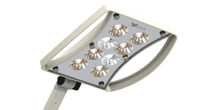 Lampa bezcieniowa Luvis E100W LED zabiegowo-operacyjna ścienna